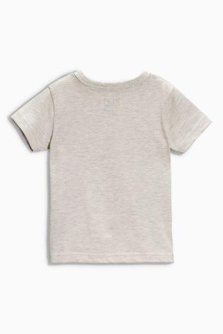 Ecru Slogan Short Sleeve T-Shirt (3mths-6yrs)
